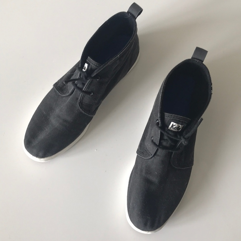 LIKE NEW “KEDS” Gray  Lace-Up Canvas Sneaker - Picture 2 of 8